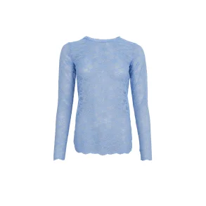 Bluse Eveline Lace Light Blue