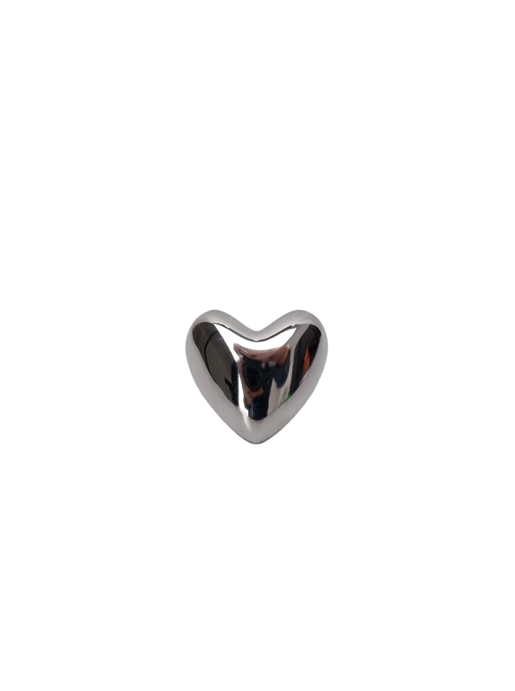 Ring Sharnie Heart Silver Coloured