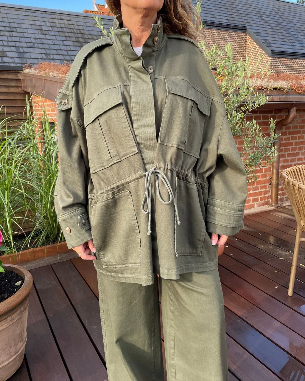 Jakke Line Hunter Green