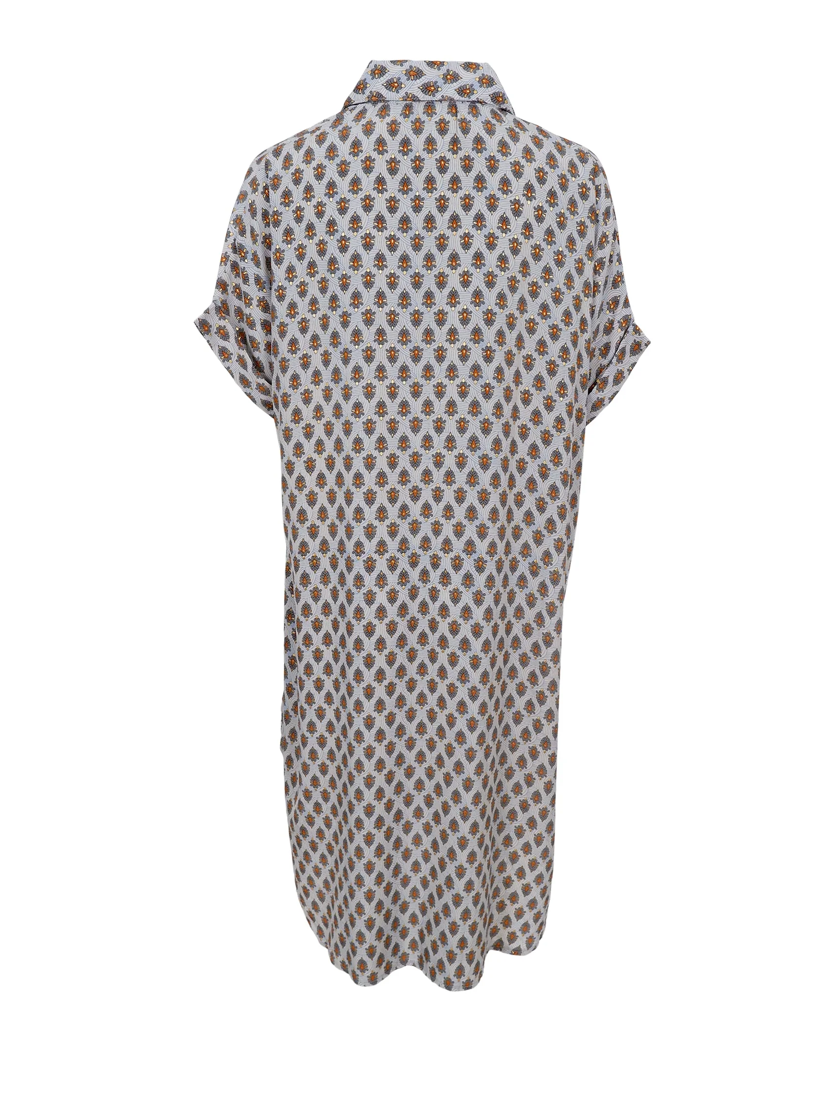 Kjole Luna SS Kaftan Tunic Savannah Sky