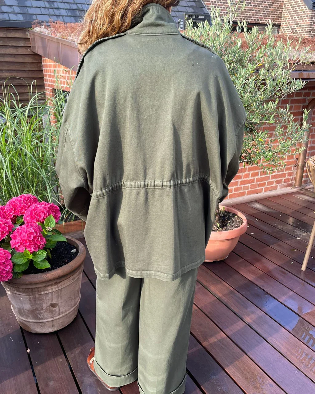 Jakke Line Hunter Green