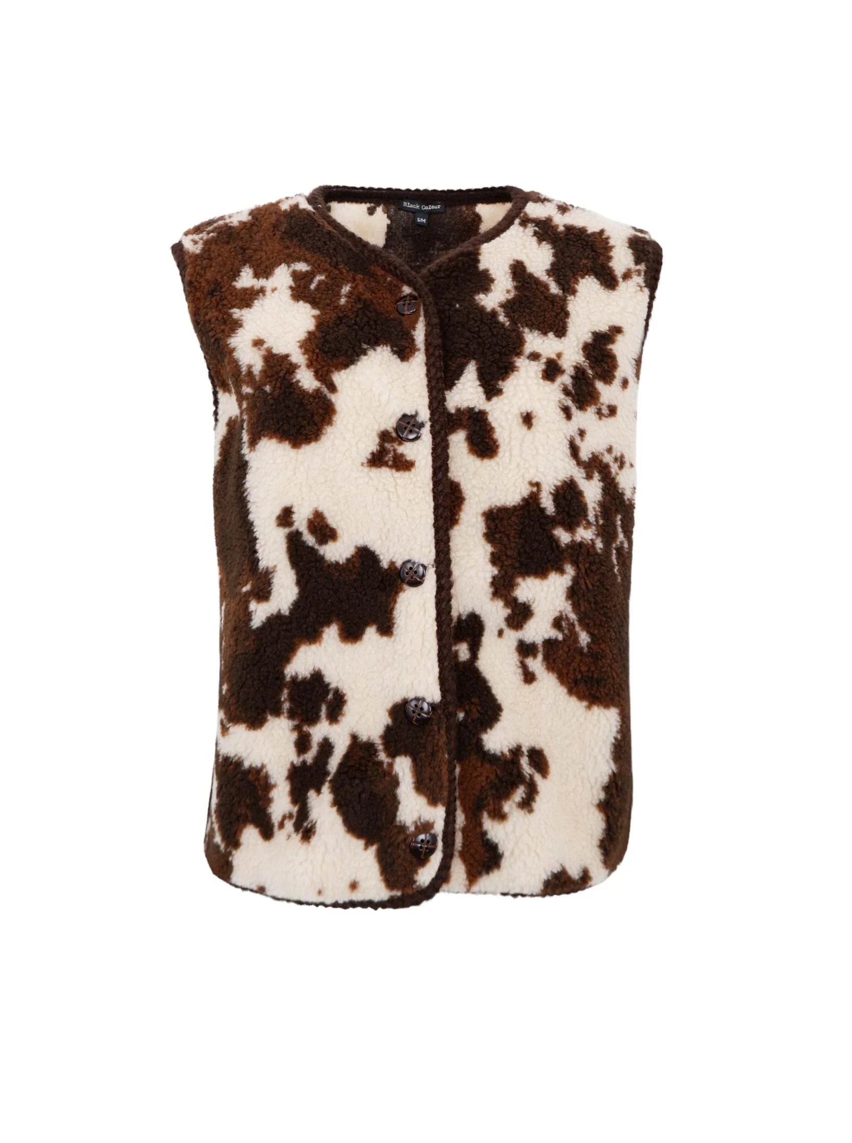 Vest Nora Teddy Brun