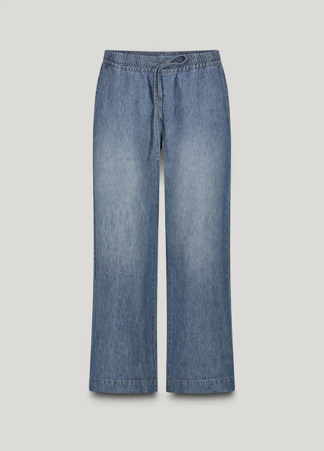 Bukser Palazz Bleached Denim