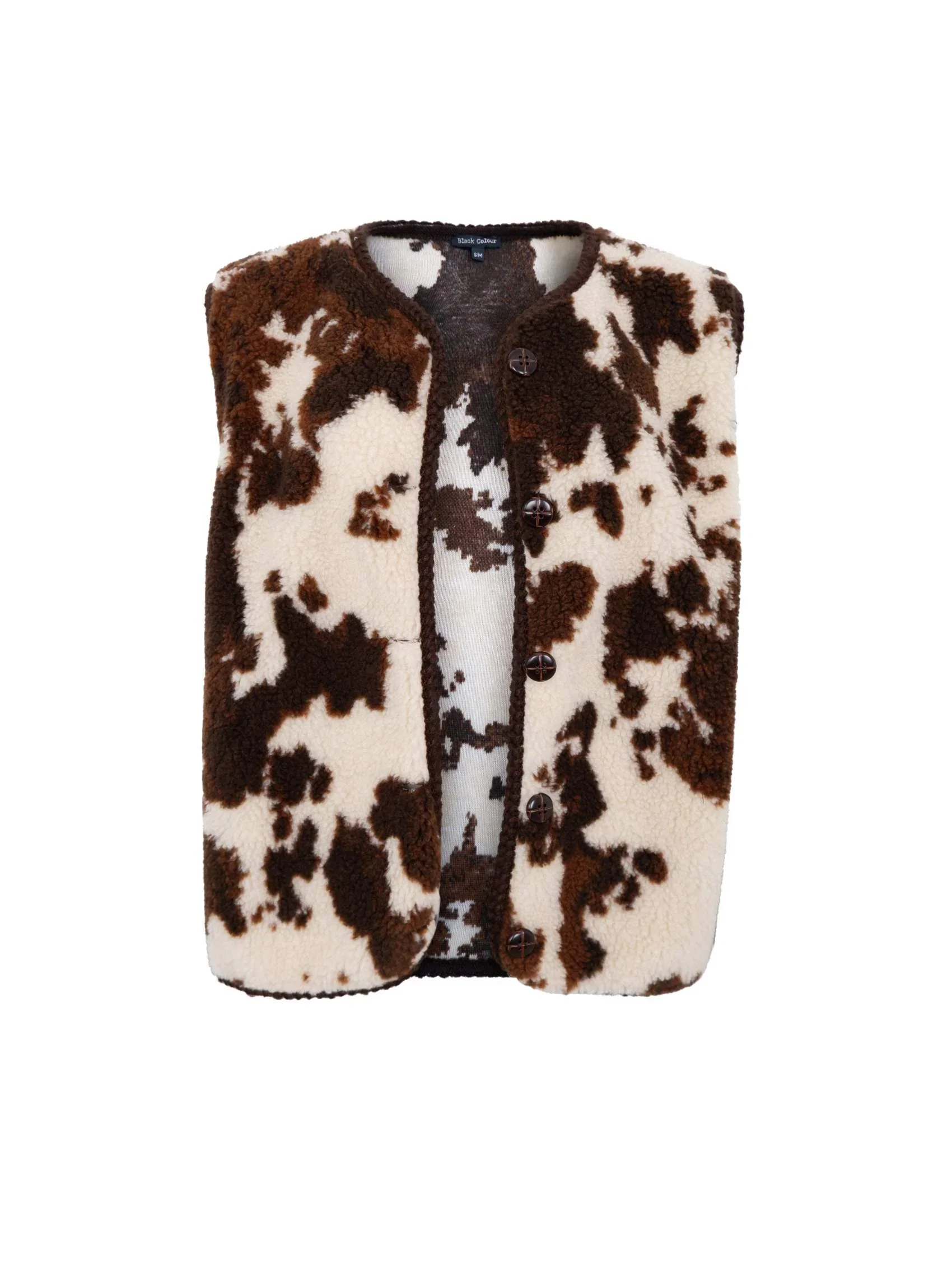 Vest Nora Teddy Brun