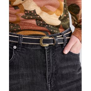 Blte smalt lder med guld