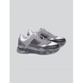 Sko Sneakers transparant sole Anthracite melange