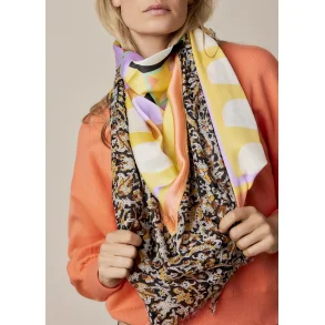 Trklde med blandet print Lilla