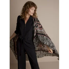 Trklde med blandet print sort