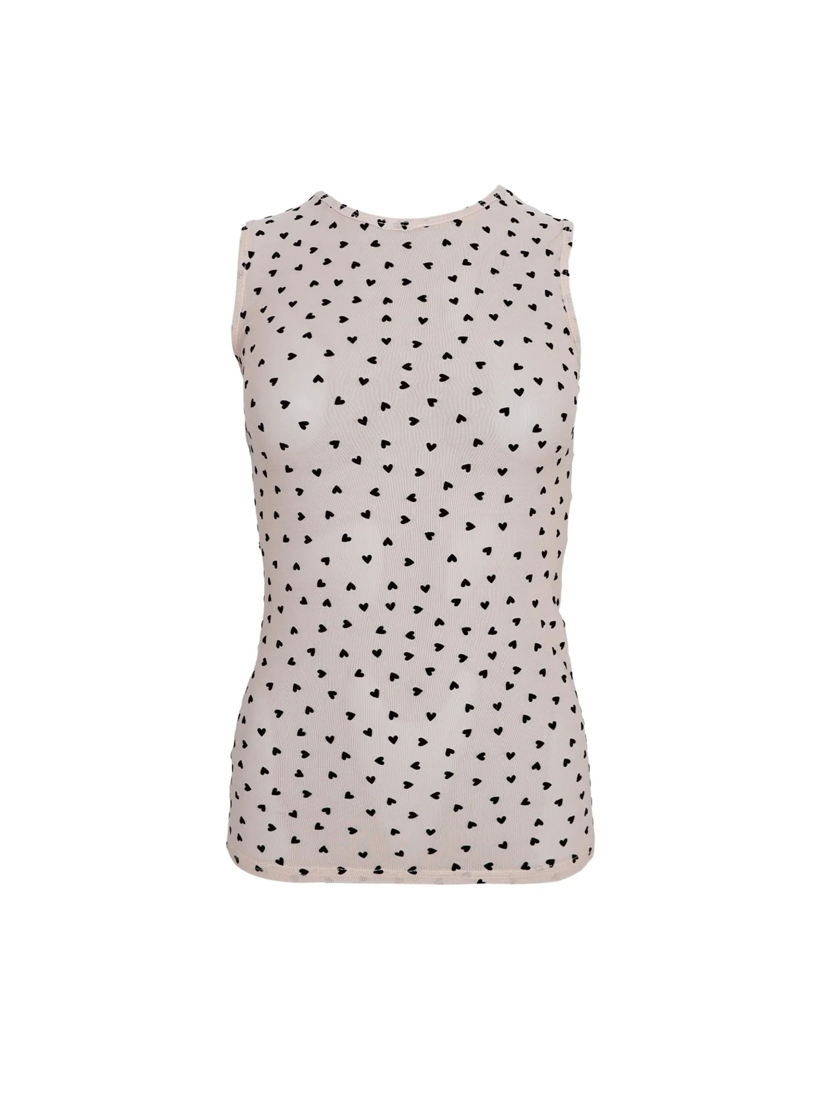 Top Isole Love Mesh Tanktop