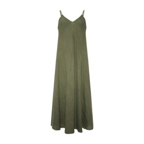 Kjole Abbelone Lang Hr Army