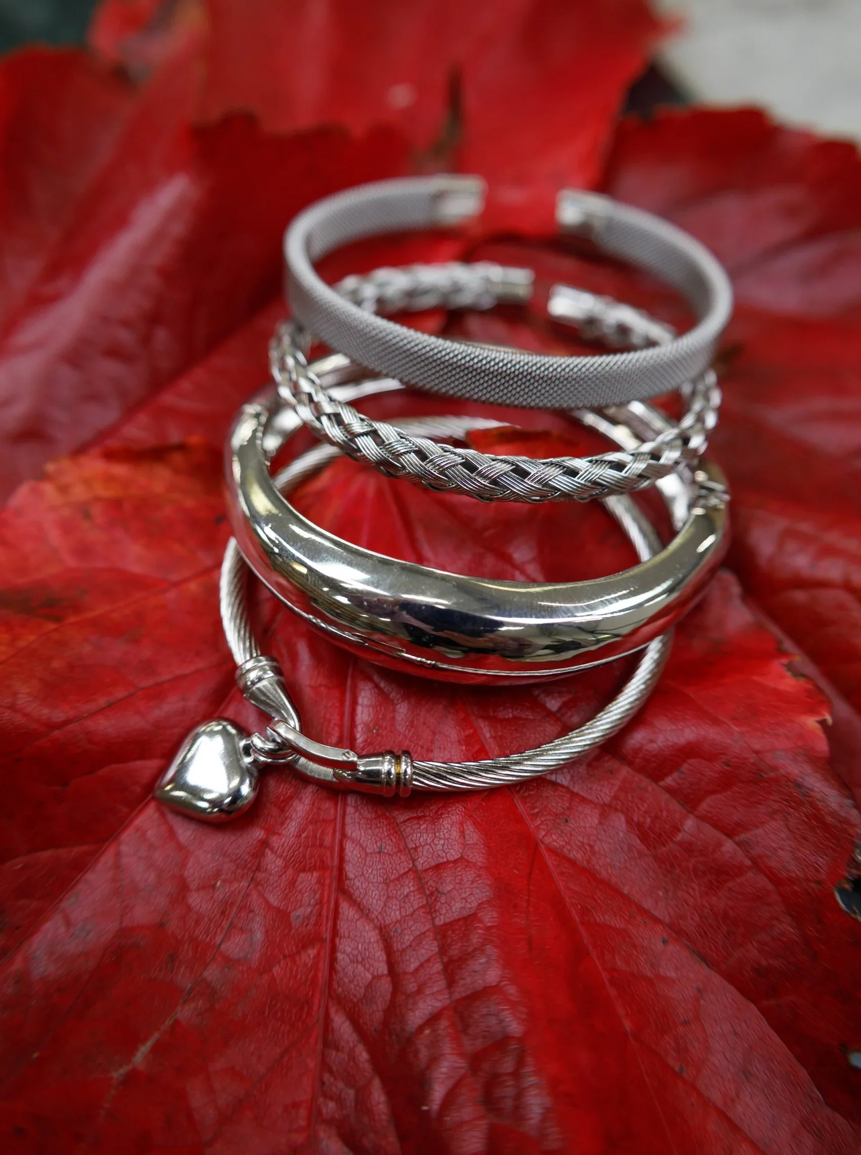 Armbnd Tayla Silver Coloured