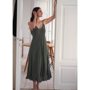 Kjole Abbelone Lang H�r Army