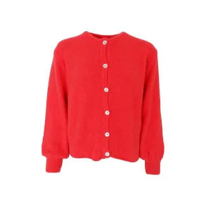 Cardigan - Bella Knit - Coral r�d