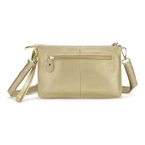 Taske Clutch Lder Gold