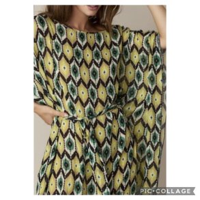 Kjole Transparent med blte