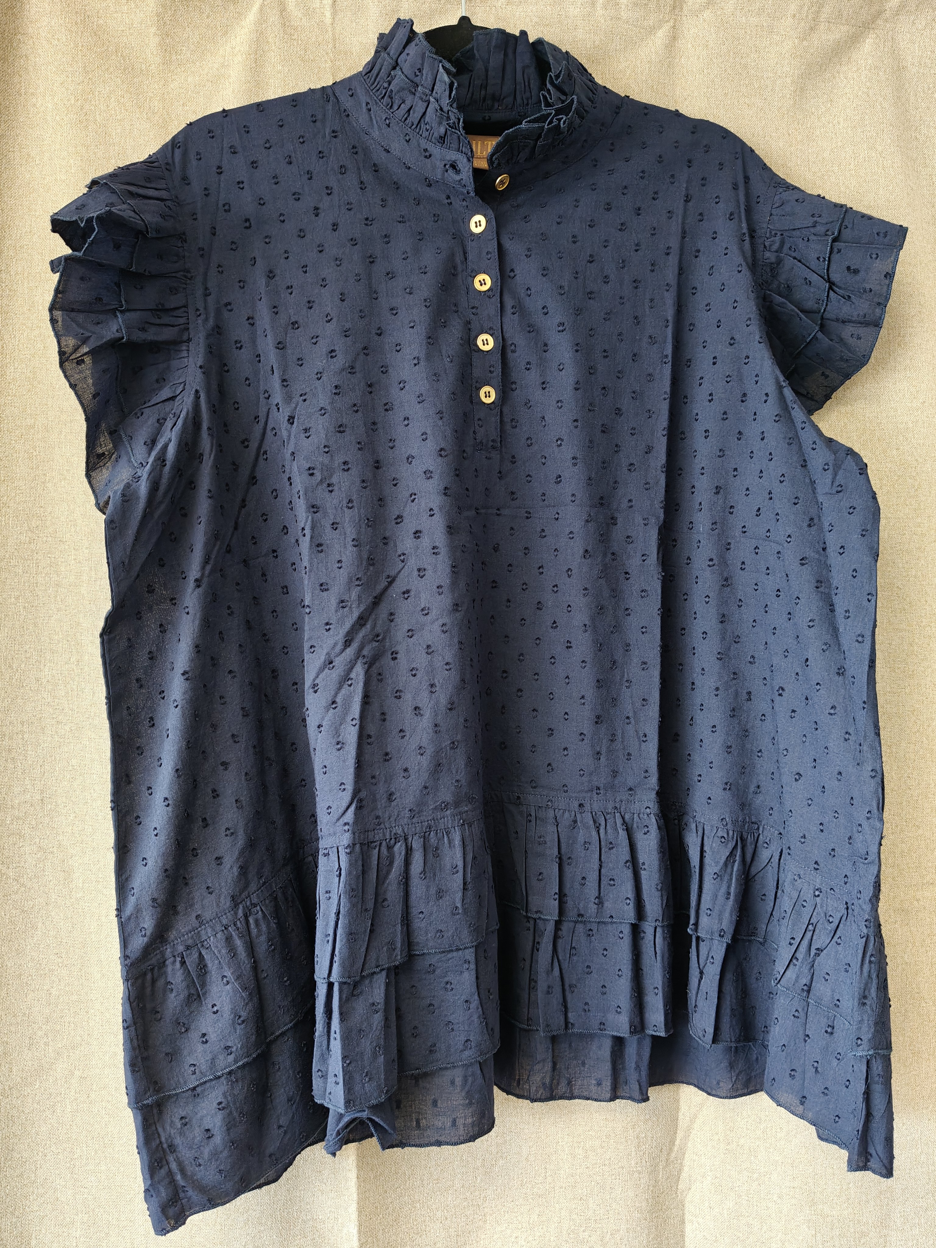 Bluse Fie SS Navy
