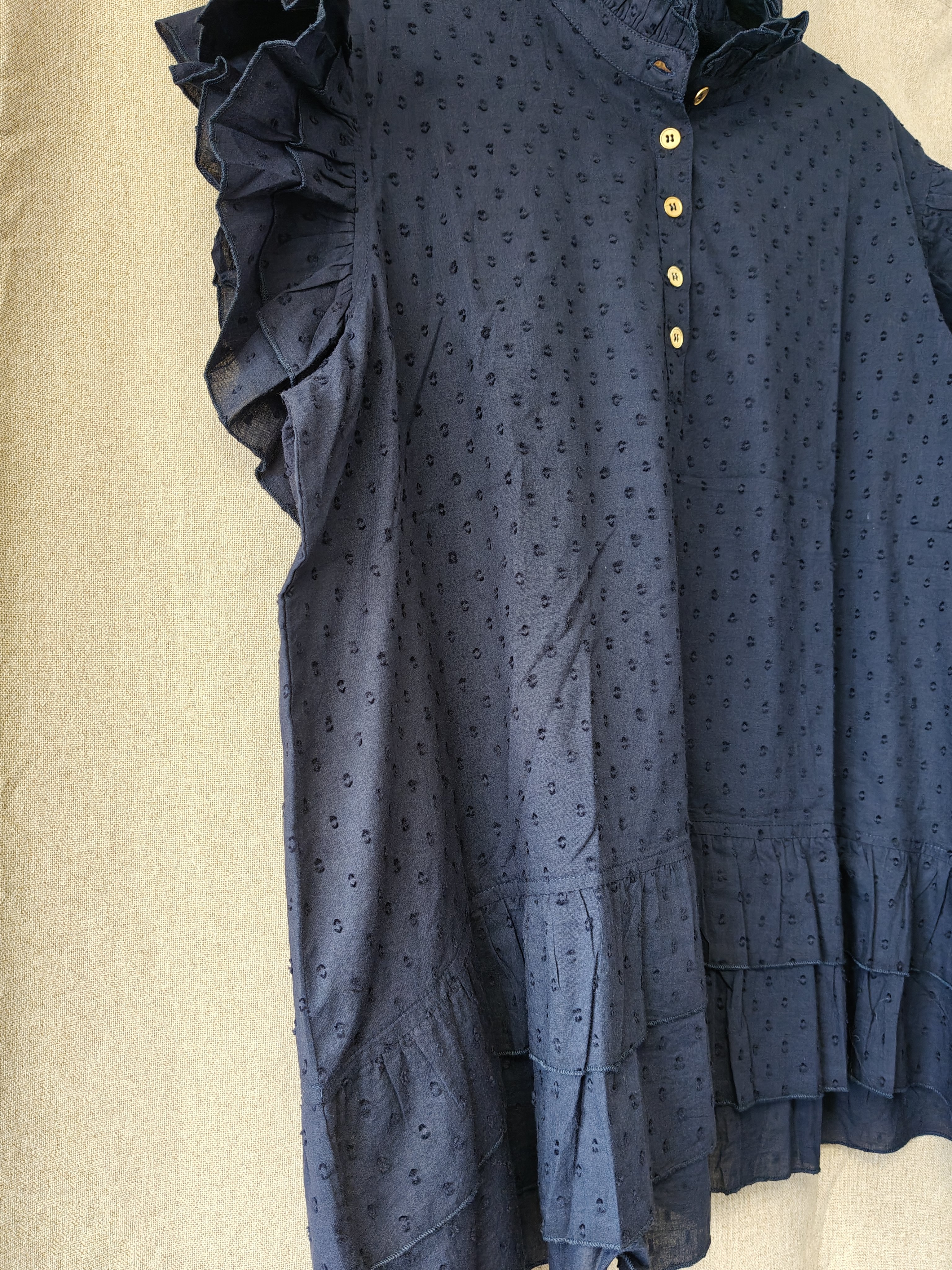 Bluse Fie SS Navy