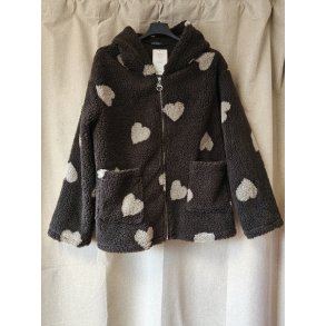 Jakke Teddy Hjerte Choco