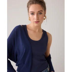 Top Rib Marinebl med shine