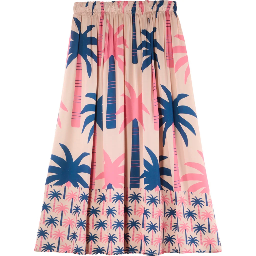 nederdel - Lisa Skirt - Pink Palm