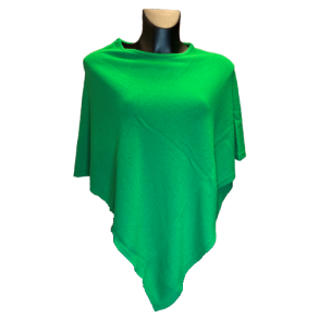 Poncho Cashmere Strk grn