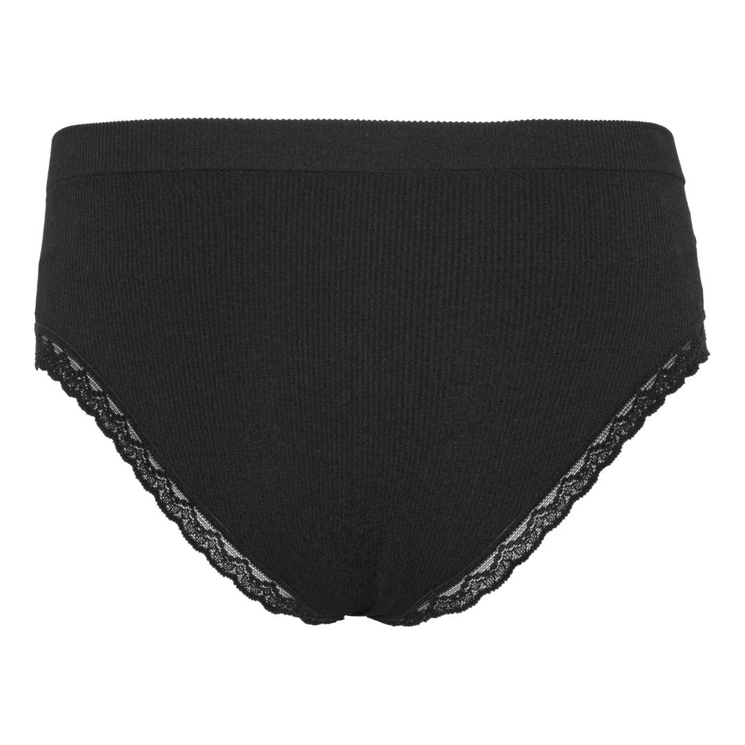 Trusser Brief Rib Lace Black