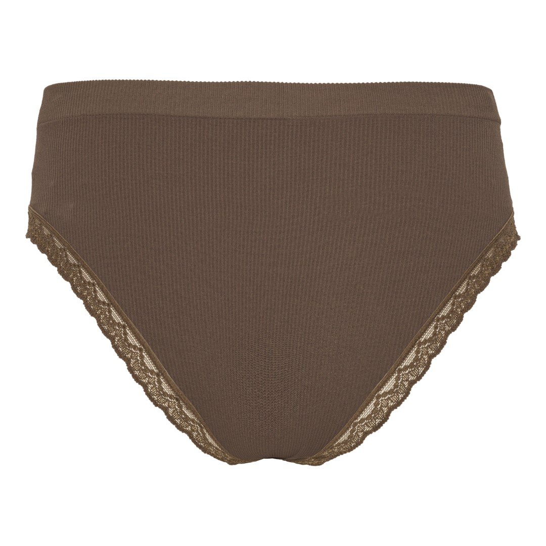 Trusser Brief Rib Lace Taube