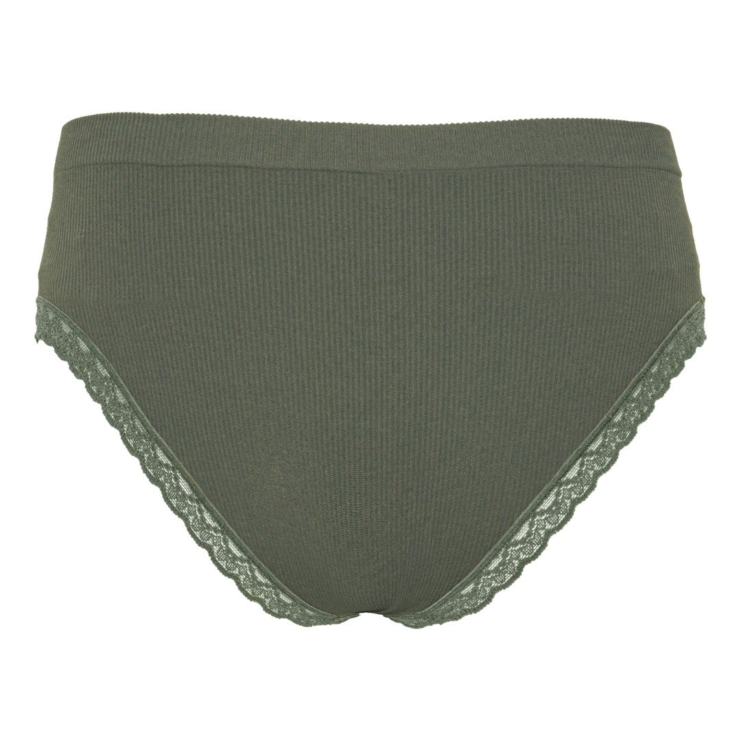Trusser Brief Rib Lace Military