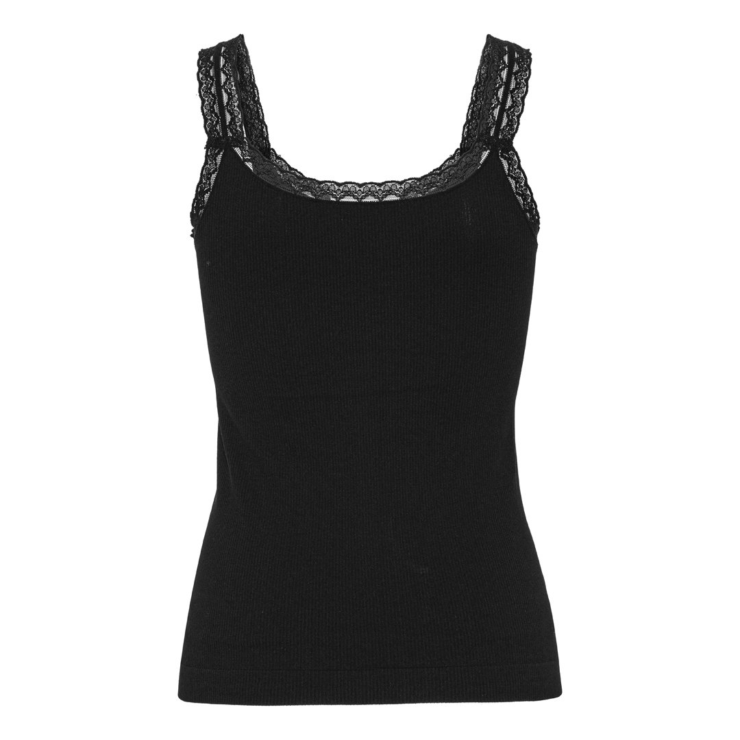 Undertrje Rib Lace Black