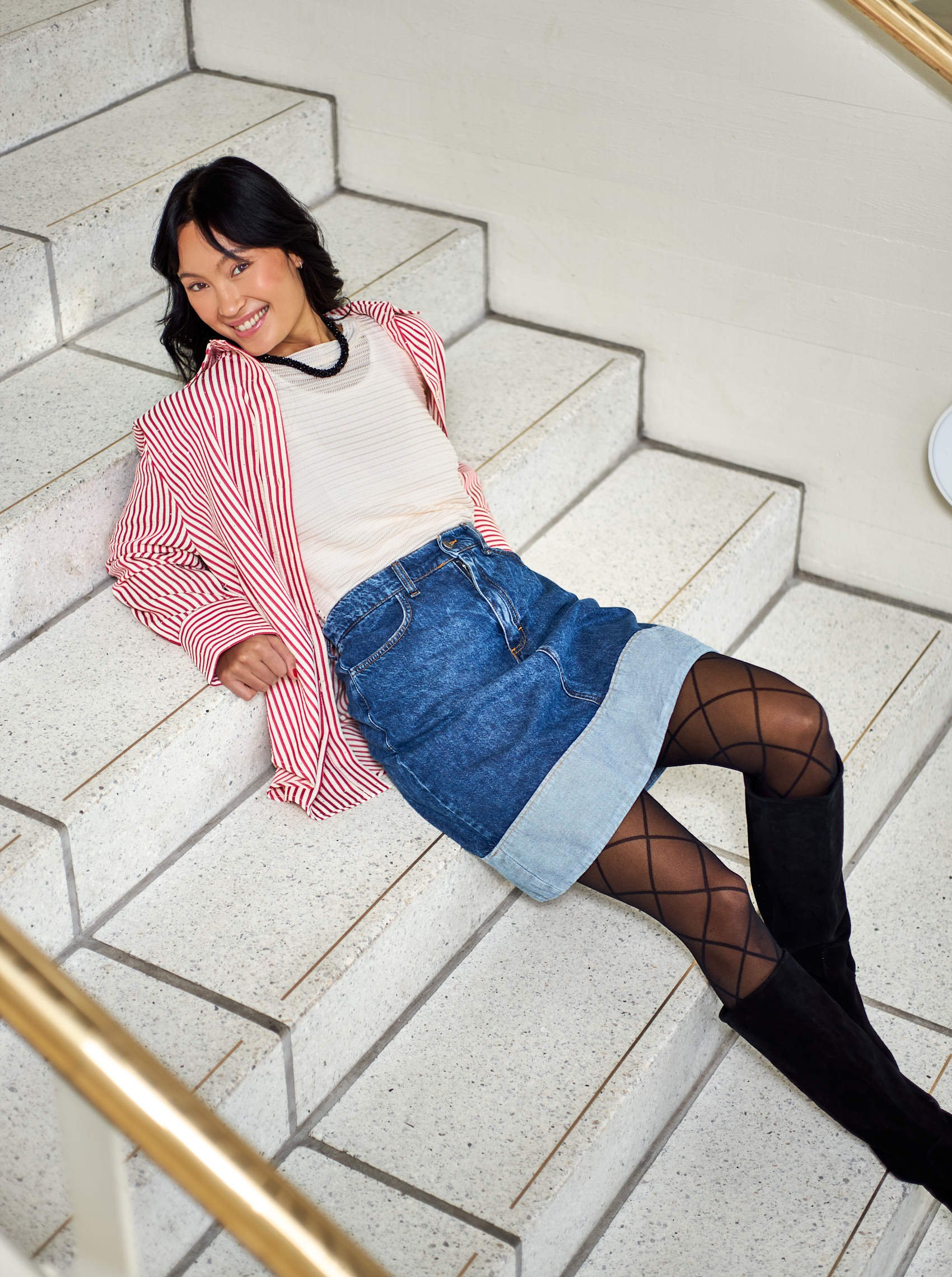 BCIZZY Denim Skirt - Bl�