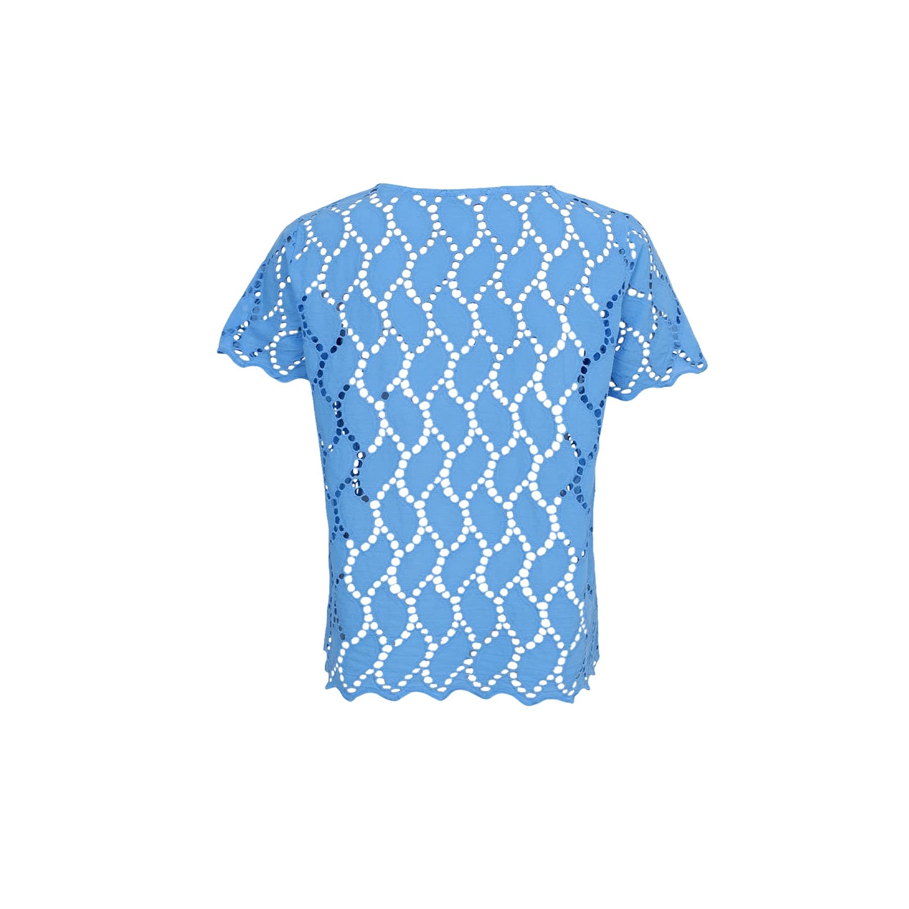 Bluse - Freya SS Tee - Ocean Blue