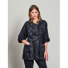 Jakke med camouflage print