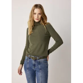 Bluse Turtle neck green