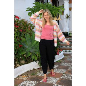 Bukser - Davina Barrel - Sort