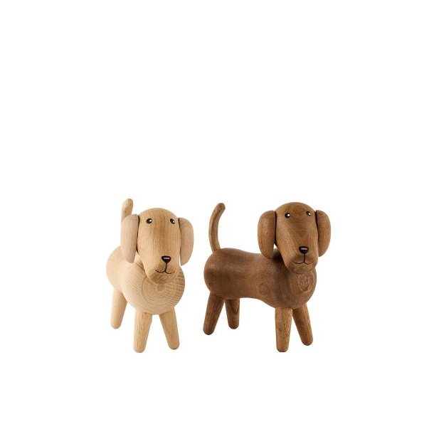 Hund Tr 11x15 cm Lys/Mrk