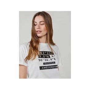 Bluse T-shirt med print coordinate artwork