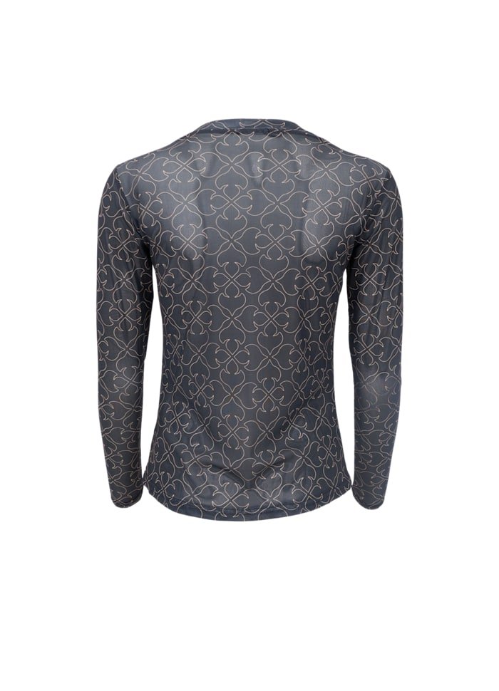 ANNIE mesh blouse - sort