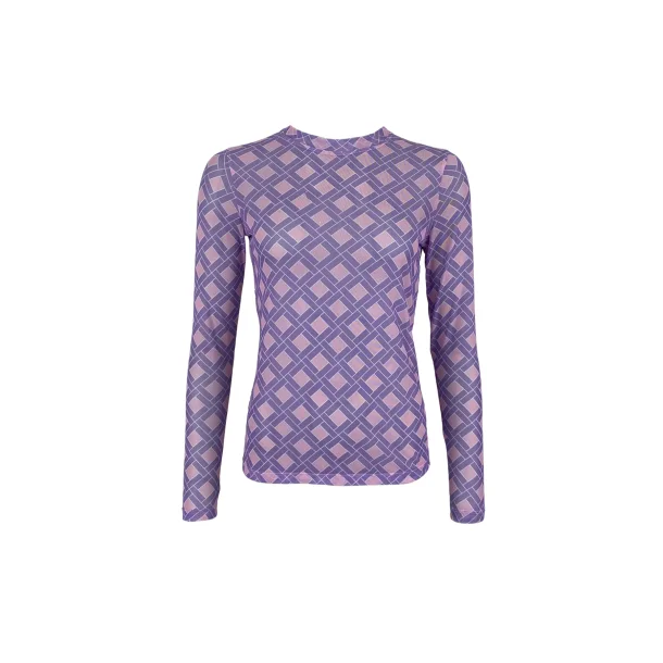 Bluse Florence Mesh Lavender/Rose