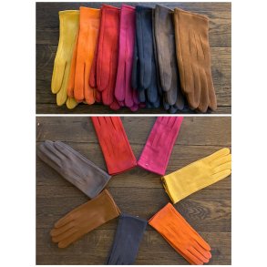 Handsker Rd, Gul, Bl, Cognac, Sort.