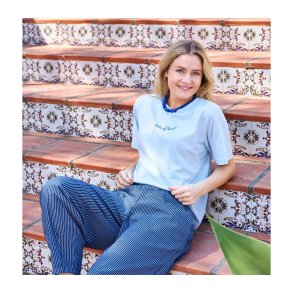 BCLOVE SS Tee - Lt Blue