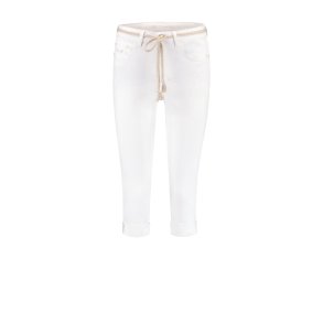 Bukser Grace Reform Denim White high waist skinny capri jeans
