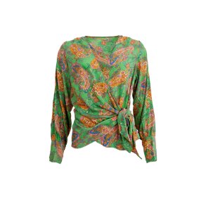 Bluse Luna wrap Green liberty